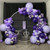Macaron Purple Balloon Arch Garland Kit-Macaron Purple Balloon Metallic Purple Balloon Silver Balloon 133Pcs for Birthday Gender Reveal Baby Shower Wedding Engagement Christmas and Bachelor Party Decoration.