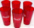 New (6) Coke Coca Cola Restaurant Red Plastic Tumblers Cups 16oz Carlisle