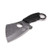 Snake Eye Tactical Heavy Duty Fixed Blade Cleaver Razor Style Hunting Knife w Nylon Sheath  Grey
