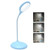 Reading Light LED Eye-Caring Desk Lamp with Rechargeable Battery 3 Brightness Levels Dimmable Gooseneck Desk Light Sensitive Touch Control Portable Table Lamp for Study Office Bedroom Blue