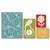 Sizzix Textured Impressions Embossing Folders 4PK - Flower, Owl & Pear Set by BasicGrey