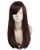 Topcosplay Womens Wig Dark Brown Cosplay Wigs Long Wavy Halloween Costume Wigs