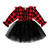 Infant Toddler Baby Girls Christmas Dress Plaid Tulle Lace Tutu Dresses Princess Party Embroidery Print Xmas Outfit  3-4 T  Red Plaid  Black Infant Toddler Baby Girls Christmas Dress Plaid Tulle Lace Tutu Dresses Princess Party Embroidery Print Xmas Outfit  3-4 T  Red Plaid  Black