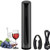 Dosyu Electric Wine Opener  Automatic Electric Wine Bottle Corkscrew Opener with Foil Cutter  Rechargeable  Black
