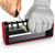 Knife Sharpener for Straight and Serrated Knives 3-Stage Diamond Coated Wheel System  Sharpens Dull Knives Quickly  Safe and Easy to Use