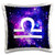 3dRose pc_202163_1 Libra Star Sign on Purple Space Background Zodiac Horoscope Symbol Pillow Case, 16" x 16"
