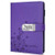 ARRLSDB PU Leather Journal with Lock  A5 Size Diary with Combination Lock Password Notebook Locking Personal Diary  Purple