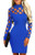 AMiERY Women's Sexy Bandage Cocktail Dresses for Women Party Club Solid Bodycon Dress Backless Blue S