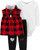 Carter's Baby Girls' 3 Piece Vest Little Jacket Set  Newborn  Red Plaid