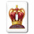 3dRose LSP_58486_1"Ad On Royal Crown Single Toggle Switch