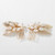 SWEETV 2Pcs Handmade Wedding Hair Combs Pearl Beads Wdding Hair Clip Pieces Bridal Hair Accessories for Women Wedding