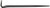 Mayhew Pro 40100 9-Inch Rolling Head Pry Bar