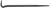 Mayhew Pro 40100 9-Inch Rolling Head Pry Bar