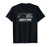Jurassic Park Spray Paint Stencil White Sunset T-Shirt