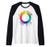 Acrylic Paint Pouring Artist Fluid Art Painter Raglan Baseball Tee