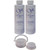 2 Bottles of 8 Oz Blue Magic Sapphire Waterbed Conditioner with Cap  and  Plug