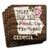 Georgia State Gift Souvenir 4pc Coaster Set