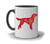 Irish Red and White Setter Custom Dog Mug  Black and White Mug  I Love My Irish Red and White Setter