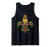 Fleur de Lis  and  Mardi Gras Mask  and  Beads New Orleans Souvenir Tank Top