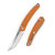 SRM pocket folding knife 9211  8Cr13MoV stainless steel blade  G10 handle  manual-opening  pocket-clip  for edc  survival  outdoor use  etc.  orange
