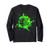 Teen Volleyball Green Paint Splatter Bump Set Spike Repeat Long Sleeve T-Shirt