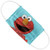 Sesame Street Elmo Painted 1-Ply Reusable Face Mask Covering  Kids