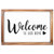 Welcome to Our Home Sign -Rustic Farmhouse Decor for the Home Sign - Wall Decorations for Living Room  Modern Farmhouse Wall Decor  Rustic Wall Hanging Welcome Sign with Solid Wood Frame -11x16 inches
