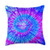 YO Design Gift Abstract Pattern Colorful Batik Purple Blue Throw Pillow  18x18  Multicolor
