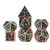 hong hui dice d  and d Tomatoes DND Role Playing Dungeons and Dragons Metal Dice Set Pathfinder RPG Games Dice DND Games