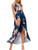 Miessial Women's Boho Spaghetti Strap Long Dress Sexy Backless Summer Beach Maxi Dress Dark Blue 10