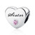 NINGAN Sister's Love Heart Charms 925 Sterling Silver Beads Fits European Women's Charm Bracelets  and  Necklaces 