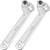 ZEONHAK Chrome Vanadium C Spanner Tool  Adjustable Hook Wrench  3 4-2 Inches  19-51mm Capacity  Silver