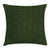 Lunarable Hunter Green Throw Pillow Cushion Cover  Victorian Damask Rococo Renaissance Swirled Classic Floral Petals Pattern  Decorative Square Accent Pillow Case  16" X 16"  Dark Green