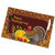PrelerDIY Thanksgiving Turkey Pumpkin Placemats Set of 6 Heat Insulation Stain Resistant Non Slip Washable Table Mats Kitchen Dining Table Decoration 18x12 Inches