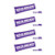 ReplaceMyParts TE37SL Decal Kit Set Vinyl Stickers Lettering No Background Replacement Sticker Racing Car Sticker Emblem Logo for JDM TE37 Volk Racing Rays Wheels Rims  4 Pieces   Purple