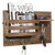 Wall Mounted Mail Organizer with Shelves and Hooks  Wood Mail Holder and Sorter for Keys  Letters  Bills  Key Holder for Wall Decorative  Home Decor and Storage for Entryway  Hallway  Kitchen