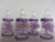 12 Purple Fillable Bottles for Baby Shower Favors Prizes or Game Girl Decoration