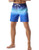 Nonwe Men's Swimming Trunks Quick Dry Gradient Color Beach Vacation Bathing Suits Drawstring Blue 36