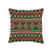 Christmas Red Green Ugly Knit Pattern Gift co. Christmas Red Green Ugly Pattern Gift Knitted Throw Pillow  16x16  Multicolor