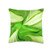 Creativemotions Luxury Abstract Liquid Flowing Paint Art green Throw Pillow  16x16  Multicolor