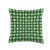 Floral by D Lee Designs Greens  and  Flowers Checkerboard Throw Pillow  16x16  Multicolor