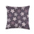 Toutware Midnight Purple and Lavender Stars Space Pattern Throw Pillow  16x16  Multicolor