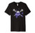 Lacrosse Blue Paint Splatter Great Gift for Teen LAX Player Premium T-Shirt