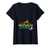 Womens Teacher Online Learning Virtual Classroom Remote Apparel V-Neck T-Shirt