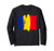 Romania Flag Paint Style Long Sleeve T-Shirt