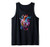 Anatomical Heart Paint Splatter Artistic Design Tank Top