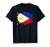 Philippines Paint Splatter Flag - Filipino Pride T-Shirt
