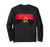 Angola Flag Paint Style Long Sleeve T-Shirt