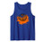 Paint Splatter Splash Abstract Art Halloween Pumpkin Tank Top