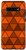 Galaxy S10Plus Simple Geometric Pattern Orange Triangle Polygons Modern Case